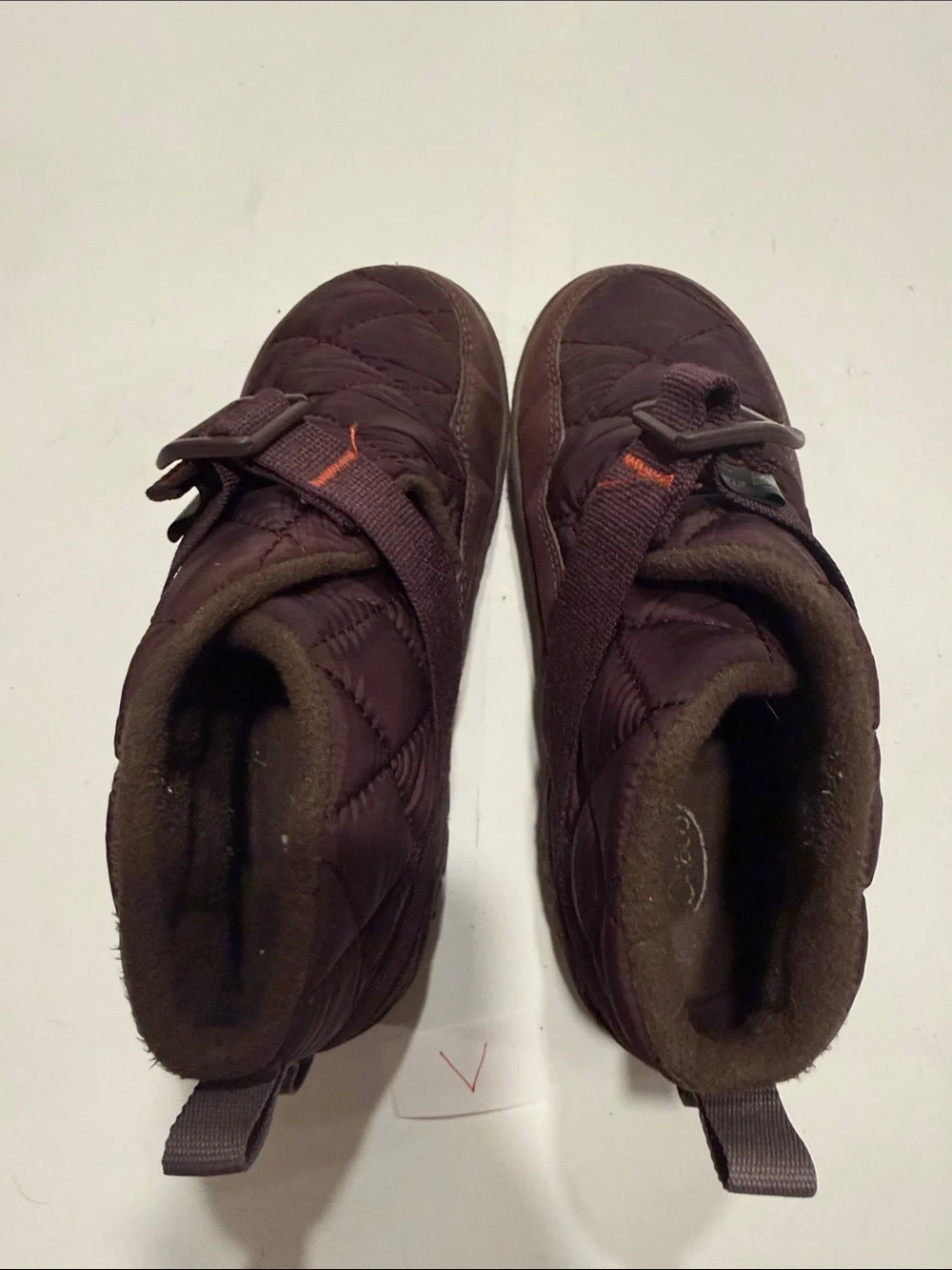 Chaco Kids Quilted Dark Brown Slip-On Boots with Strap